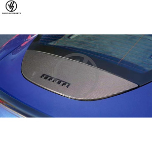 Nouveauté, kit carrosserie en fibre de carbone sèche de style Novit, avec lèvre avant, diffuseur arrière, spoiler pour Ferrari Roma - Product Image 3