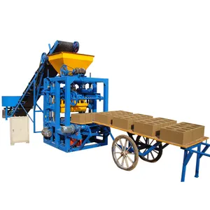 hollow cement block production machine for sale in cebu qt4-24 brick moulding machines in Zimbabwe