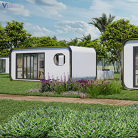 Maison préfabriquée en acier détachable de haute qualité, capsule spatiale, hôtel, cabine, mini-maison avec couchettes