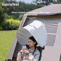 Chaise de jardin moderne, chaise de plage pliable, chaise de camping, parasol portable, accessoires de protection solaire