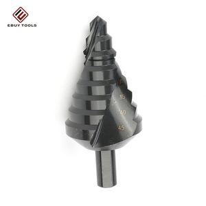 Brocas escalonadas HSS <span class=keywords><strong>de</strong></span> acero <span class=keywords><strong>de</strong></span> alta velocidad con vástago hexagonal y revestimiento negro para taladrar madera, metal y acero - Product Image 4