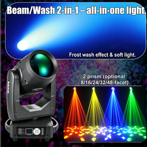 Faro mobile professionale Sharpy 380W Beam 17R RGBW 14 colori Spot Wash IP20 DMX512 CRI85 per concerti, DJ, discoteche e palcoscenici - Product Image 3