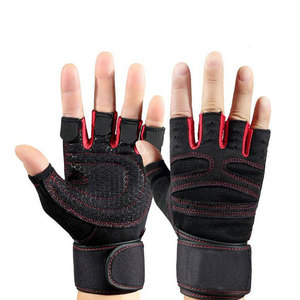New Arrival Wholesale Gym <b>Training</b> <b>Weight</b> Lifting Fitness <b>Gloves</b> Men High Quality Breathable Lightweight Polyester Half Finger - Product Image 1