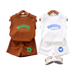 Conjuntos de Ropa para Niñas de Estilo Holgado, Venta Directa de Fábrica, Nueva Colección Casual de Verano sin Mangas - Product Image 2