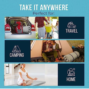 Single Sponge Cushion Thin <b>Roll</b> Bag Portable Non-Slip Outdoor Camping <b>Mat</b> Memory Pad Mattress for Climbing - Product Image 4