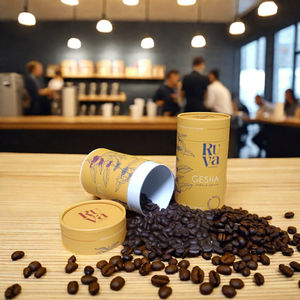 أنبوب ورقي للقهوة معاد تدويره بدرجة غذائية من الورق المقوى بسعر منخفض في العبوة ، أنبوب لتخزين القهوة وعرضها - Product Image 3