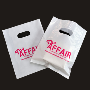 Small Custom Shopping Bags Logo Printed Packaging Clothing Foldable Plastic Reusable Shopping Bag With Handle