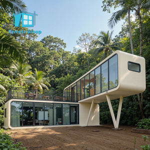 Casa Container a Due Piani per Massimizzare gli Spazi Ridotti, Design Moderno per Amanti dell'Outdoor, Bar Domestico, Hotel - Product Image 4