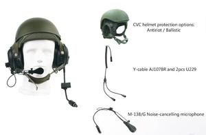 Sistema <span class=keywords><strong>de</strong></span> Comunicación por Cable para Casco PTE-747 con Forro Interior Ignífugo CVC <span class=keywords><strong>de</strong></span> Talla Grande para Tripulantes - Product Image 6