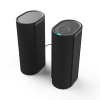 Subwoofer Inalámbrico RGB para Juegos de 5W con Entrada de Audio USB 5.3, Bajos Profundos, Iluminación Compacta, Sincronización con Música/Juegos