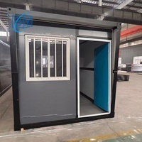 Nouvelle serre pliable en conteneur, installation rapide, dortoir temporaire préfabriqué pour écoles, maison conteneur pliable