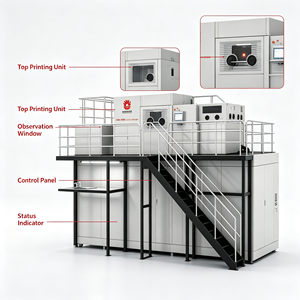 Imprimante 3D métallique HY-M1500 SLM, haute vitesse, haute précision, automatique, nouvelle, industrielle, en acier inoxydable, système d'exploitation Windows, USB/Wifi - Product Image 4