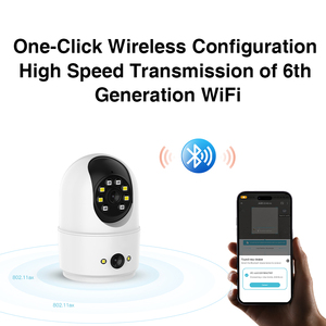 Telecamera WiFi C4DR 1080P per Sicurezza Domestica, Ufficio e Negozio, Telecamera IP Wireless con Supporto per Scheda 256GB e <span class=keywords><strong>Servizio</strong></span> Video Cloud - Product Image 3