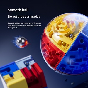 Nouveau mini <span class=keywords><strong>puzzle</strong></span> 3D en forme de cube, labyrinthe, plastique ABS, combat parent-enfant, entraînement à la pensée logique pour enfants, jouet anti-stress - Product Image 2