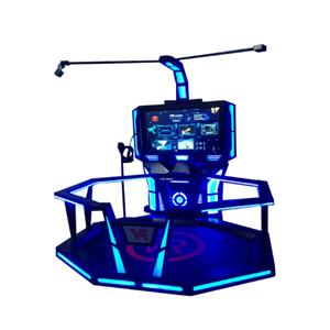 Alluminio 9D VR Stand di realtà virtuale giochi di tiro simulatore per la casa centro commerciale luna Park VR macchina a piedi piattaforma - Product Image 4