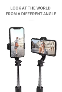 Venta caliente portátil L11 <span class=keywords><strong>Mini</strong></span> Selfie Stick soporte de teléfono de fibra de carbono Control remoto inalámbrico giratorio para usuarios de teléfonos inteligentes - Product Image 3