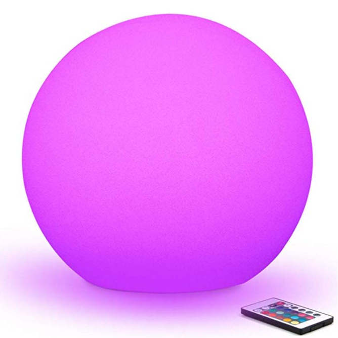 Glowing 10cm LED USB Powered Floating Pool Light With Remote Control for Party Celebration