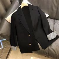 Veste en tricot pour femme, style anglais, couleur unie, manches longues, cardigan, bouton unique, veste de bureau, veste de travail