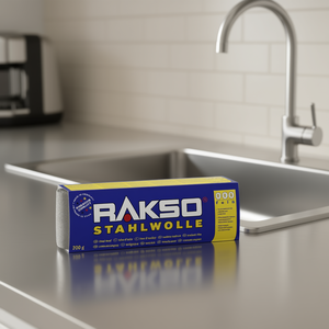 Lana de acero RAKSO 000 200 g, grado fino, para pulir y limpiar - Product Image 3