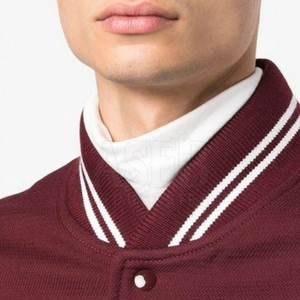 แจ็กเก็ตเลตเตอร์แมนลำลองสวมใส่สบายสำหรับผู้ชายแจ็กเก็ตเลตเตอร์แมนดีไซน์ใหม่ - Product Image 4