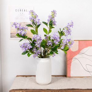 Bouquet de fleurs artificielles en lilas 30cm-100cm, fleurs en soie, décoration pour la maison et les mariages - Product Image 3