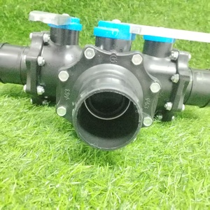 Vanne solénoïde automatique en plastique à 3 voies et 4 sorties, diamètre égal 63 mm, pour minuteries d'<span class=keywords><strong>arrosage</strong></span> de <span class=keywords><strong>jardin</strong></span> et irrigation agricole - Product Image 6