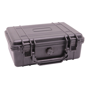 Estuche de herramientas resistente al agua, caja de herramientas de plástico, equipo de almacenamiento protector, organizador negro - Product Image 2