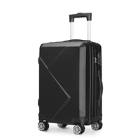 Koowo Prix bon marché ABS PC valise à bagages valise bagages en plastique Voyage chariot sac ensemble