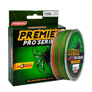 Nueva Línea de Pesca Proberos de 4 Hilos, 100m, 6LB-100LB, Líneas Trenzadas de PE, Amarillo, Verde, Rojo, Gris, Azul, Aparejos de Pesca, Señuelos - Product Image 4