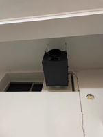 Unité de ventilation d'air frais en ligne à flux unique pour appartement et bureau avec fonctionnement silencieux