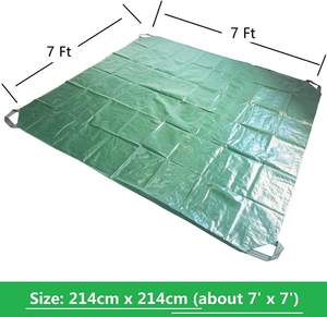 Telone poli verde <span class=keywords><strong>impermeabile</strong></span> con manici, <span class=keywords><strong>per</strong></span> riparo esterno, copertura del tetto, paralume da giardino, campeggio, lenzuolo - Product Image 2