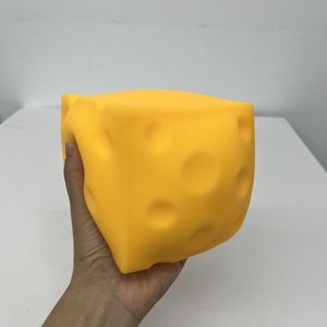 Juguete Blandito de Queso Elástico con Relleno de Harina, 7.5cm y 11cm, Lindo, Venta al por Mayor, Envío Rápido desde Almacén en EE. UU. - Product Image 4