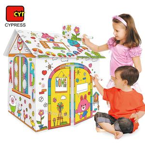 Casa Grande de cartón rompecabezas juguete DIY Doodle - Product Image 5