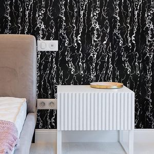 ORON DECO Adesivo Effetto Marmo Nero Lucido Economico, Impermeabile, 3D, Anti-Olio <span class=keywords><strong>per</strong></span> <span class=keywords><strong>Cucina</strong></span>, <span class=keywords><strong>Carta</strong></span> <span class=keywords><strong>da</strong></span> <span class=keywords><strong>Parati</strong></span> Autoadesiva <span class=keywords><strong>per</strong></span> Casa - Product Image 4