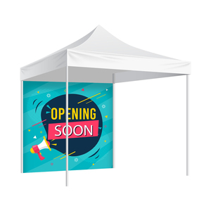 หลังคาผ้าใบพับได้คุณภาพสูง ขนาด 10x10 ฟุต แบบขยายพิเศษ สำหรับงานโฆษณาและกิจกรรมกลางแจ้ง โครงอะลูมิเนียม พิมพ์ลายตามสั่ง - Product Image 2