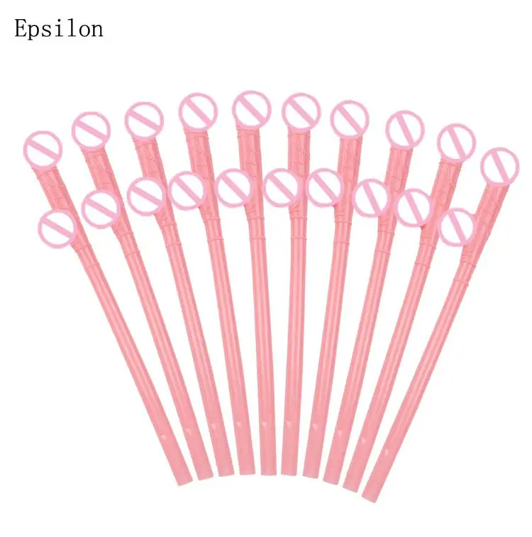 Epsilon Bachelor party drink straws Penis Straws Favor Supplies Bachelorette Party Decoration Wedding Shower Drinking Game Bach