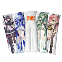 Coussin carré personnalisé à jambes séparées pour taie d'oreiller 160x50cm 63x20in Personnage de dessin animé Anime Usage domestique Faible MOQ Fournisseur OEM