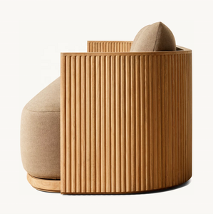 Sassanid OEM al aire libre icónico diseño contemporáneo muebles de lujo al aire libre Byron indonesio teca salón sofá - Product Image 5