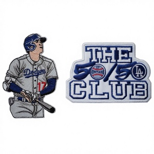 Parche Bordado en 3D de Lona Ecológica de PVC con Diseño del Número de Jugador de Fútbol Americano de los Dodgers de Los Ángeles para Ropa y Prendas - Product Image 2