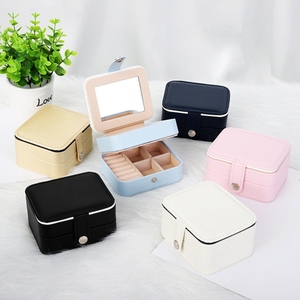 Creative Multifunctional <b>Jewelry</b> <b>Box</b> Double layered Storage <b>Jewelry</b> <b>Box</b> Colored <b>Jewelry</b> <b>Box</b> Support Customization - Product Image 3