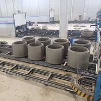 Conception unique Fabrication professionnelle avec machine de fabrication de moules à tuyaux en béton personnalisés en usine