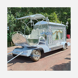 Cercueil électrique neuf de haute qualité pour transport funéraire spécial, type carrosse, traîné par des chevaux, à vendre - Product Image 4