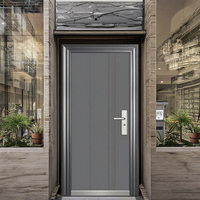 Porte d'entrée en acier étanche pour appartement au Liban, usage intérieur/extérieur, pour la sécurité de la maison
