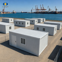 Maison conteneur en acier pliable et extensible RELYABCE pour villa, 20 pieds, économe en énergie solaire, design moderne personnalisable
