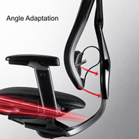 Chaise de bureau ergonomique confortable en maille pour les gestionnaires et les cadres, idéale pour les personnes plus corpulentes qui passent de longues heures assises, GTCHAIR VidaX