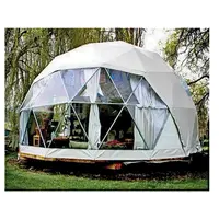 خيمة على شكل قبة مخصصة مقاومة للماء بسمك 6 م قطر من نوع igloo, خيمة على شكل قبة لامعة للفنادق ، ملائمة لرحلات التخييم والمناسبات