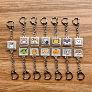 Marchandises <span class=keywords><strong>BP</strong></span> : LISA, <span class=keywords><strong>Rosé</strong></span>, JISOO, Jennie – Breloque lumineuse pour clavier et porte-clés - Product Image 1