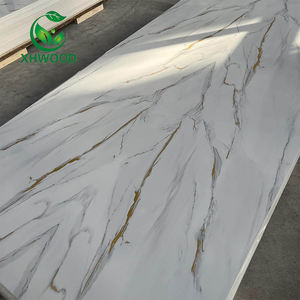 高光沢1220x 2440mm 3mm 2mm PVC壁パネルPVC大理石UVシート - Product Image 4