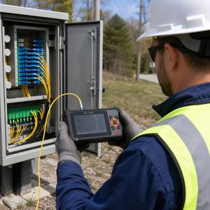 Mini OTDR FTTH 850/1300/1310/1550/1625/1650nm 100km avec écran tactile 4,<span class=keywords><strong>3</strong></span> pouces, testeur de fibre optique PON OPM VFL pour réseau FTTx - Product Image 6