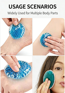 Printed Logo PVC Gel Reusable Round Gel Bead <b>Hot</b> <b>Cold</b> Pack for Pain Relief Microwavable Freezable <b>Cold</b> Compress - Product Image 5